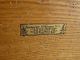 Antique Oak Hammacher Schlemmer & Co Portable Wood Divided Storage Box Boxes photo 2