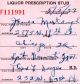 Prohibition Whiskey Prescription Doctor ' S Stub Antique Bar Pub Chicago Il 5/5/33 Other Medical Antiques photo 1