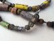 Vintage Ethnic Necklace With Venetian Millefiori Style Glass African Trade Beads Jewelry photo 3