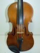 Antique Repaired In 1915 Full Size 4/4 Scale Amati Copy Violin W/ Case & 2 Bows String photo 2
