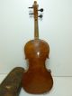 Antique Repaired In 1915 Full Size 4/4 Scale Amati Copy Violin W/ Case & 2 Bows String photo 3