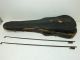 Antique Very Old Full Size 4/4 Scale Unlabeled Violin W/ 2 Bows (tourte) & Case String photo 1