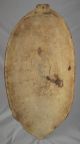 Early Carved Wood Primitive Antique Trencher Dough Mixing Bread Bowl Trough Primitives photo 3