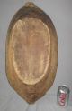 Early Carved Wood Primitive Antique Trencher Dough Mixing Bread Bowl Trough Primitives photo 6