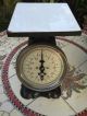 Vintage Early 1900 ' S Counter - Top Scale And Pan 24 Lb Capacity Glass Face Cover Scales photo 8