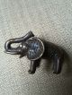 Rare Antique African Tribal Cast Bronze Ashanti Akan Gold Weight - Elephant Other African Antiques photo 4