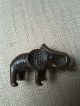 Rare Antique African Tribal Cast Bronze Ashanti Akan Gold Weight - Elephant Other African Antiques photo 5