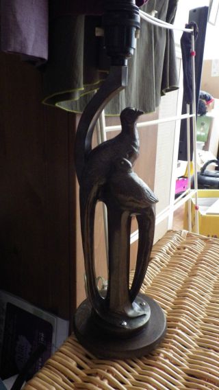 Art Deco Bird Lamp photo