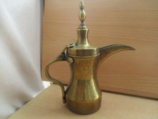 51 Old Antique Islamic / Ottoman / Saudi Pot Dallah Bedouin Copper photo