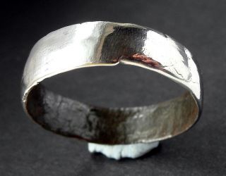 Medieval White Metal Wedding? Ring - Wearable - Something Old photo