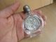 46 Old Antique Islamic Ottoman / Persian Glass Perfume Bottle With Silver Middle East photo 10