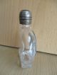 46 Old Antique Islamic Ottoman / Persian Glass Perfume Bottle With Silver Middle East photo 1