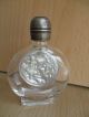 46 Old Antique Islamic Ottoman / Persian Glass Perfume Bottle With Silver Middle East photo 2