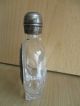 46 Old Antique Islamic Ottoman / Persian Glass Perfume Bottle With Silver Middle East photo 3