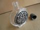 46 Old Antique Islamic Ottoman / Persian Glass Perfume Bottle With Silver Middle East photo 7