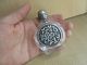 46 Old Antique Islamic Ottoman / Persian Glass Perfume Bottle With Silver Middle East photo 8