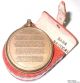 Robert Frost Vintage - Style Brass - Compass Leather Box For Gifted Item Compasses photo 3