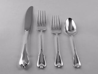 Wallace Grand Colonial Sterling Silver 4 Piece Place Setting - No Monograms photo