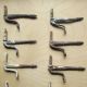 12 Cast Iron Pintals,  Mid 19th Century Other Antique Hardware photo 2