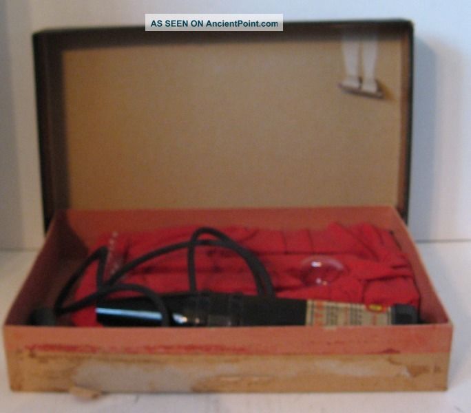 Rare 1920 ' S Master Violet Ray Hand Held Generator & Attachments Quack Med Quack Medicine photo