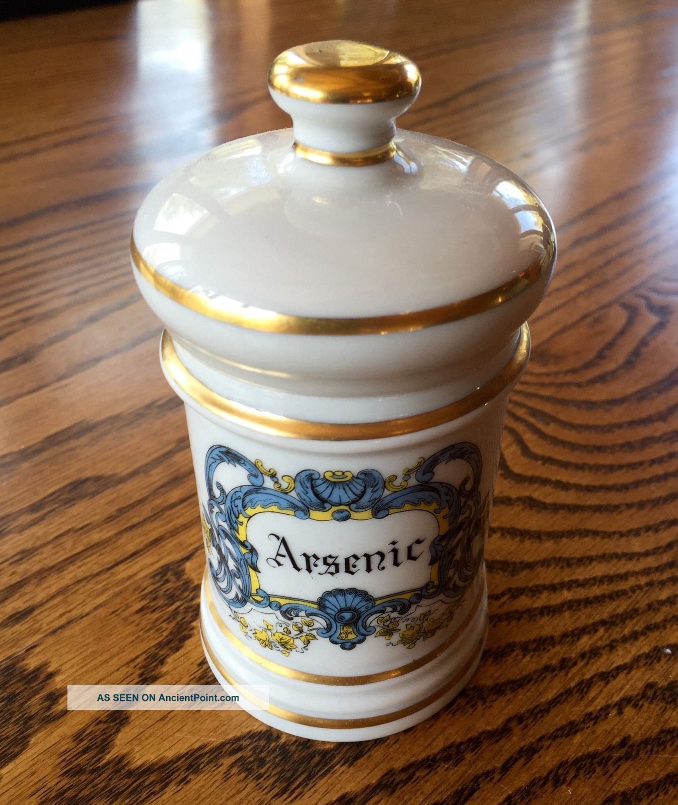 Vintage French Apothecary Jar Dt 