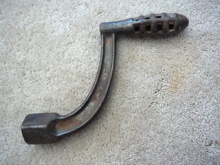Antique Cast Iron Wood Burning Cook Stove Tool Grate Shaker Crank - 3/4 