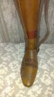 Rare,  Antique,  Leather,  Wood And Metal,  Prosthetic Limb,  Leg,  Brace,  1900 - 1920 Other Medical Antiques photo 8