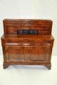 Colonial Federal Empire Secretary Desk Flame Mahogany With Provenance C 1800 ' S 1800-1899 photo 7
