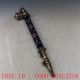 Collectible Decorated Cloisonne Handwork Flower Smoking Pipe 2 Other Antique Chinese Statues photo 1