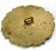 Antique French Enamel Button Hand Painted Flowers On Square W/ Champleve Border Buttons photo 1