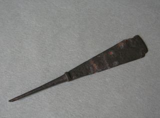 Viking Period Iron Arrowheads 9 - 11th Century/length: 105mm / 4.  13 