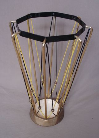 50s 60s Umbrella / Cane Stand,  Octagon,  String Art Era,  Space Age,  Mcm Germany photo