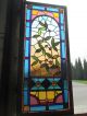 Antique American Stained Glass Window 20.  25 X 46 Architectural Salvage Pre-1900 photo 1