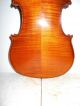 Antique Old Vintage 2 Pc Curly Maple Back Full Size Violin - String photo 1