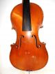 Antique Old Vintage 2 Pc Curly Maple Back Full Size Violin - String photo 5