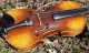 Fine Vintage Czech Violin By Emanuel Huller,  Graslitz.  Solid Build & Sound. String photo 4