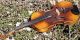 Fine Vintage Czech Violin By Emanuel Huller,  Graslitz.  Solid Build & Sound. String photo 6