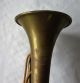 Antique French Military Trumpet Couesnon & Co 19th Cent Brass photo 8