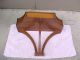 Antique Walnut Console Table Signed By Maker 1900-1950 photo 6