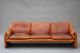 Vintage De Sede Leather Sofa - Ds61 - Knoll Baughman Dunbar Danish Modern Desede Post-1950 photo 9