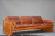 Vintage De Sede Leather Sofa - Ds61 - Knoll Baughman Dunbar Danish Modern Desede Post-1950 photo 1