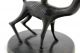 A Swedish Art Deco Patinated Bronze Nils Fougstedt Deer Candlesticks 30s Art Deco photo 9