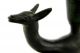 A Swedish Art Deco Patinated Bronze Nils Fougstedt Deer Candlesticks 30s Art Deco photo 4