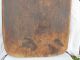 Old Antique Primitive Wooden Wood Big Bread Cutting Board Dough Plate Primitives photo 1