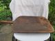 Old Antique Primitive Wooden Wood Big Bread Cutting Board Dough Plate Primitives photo 7