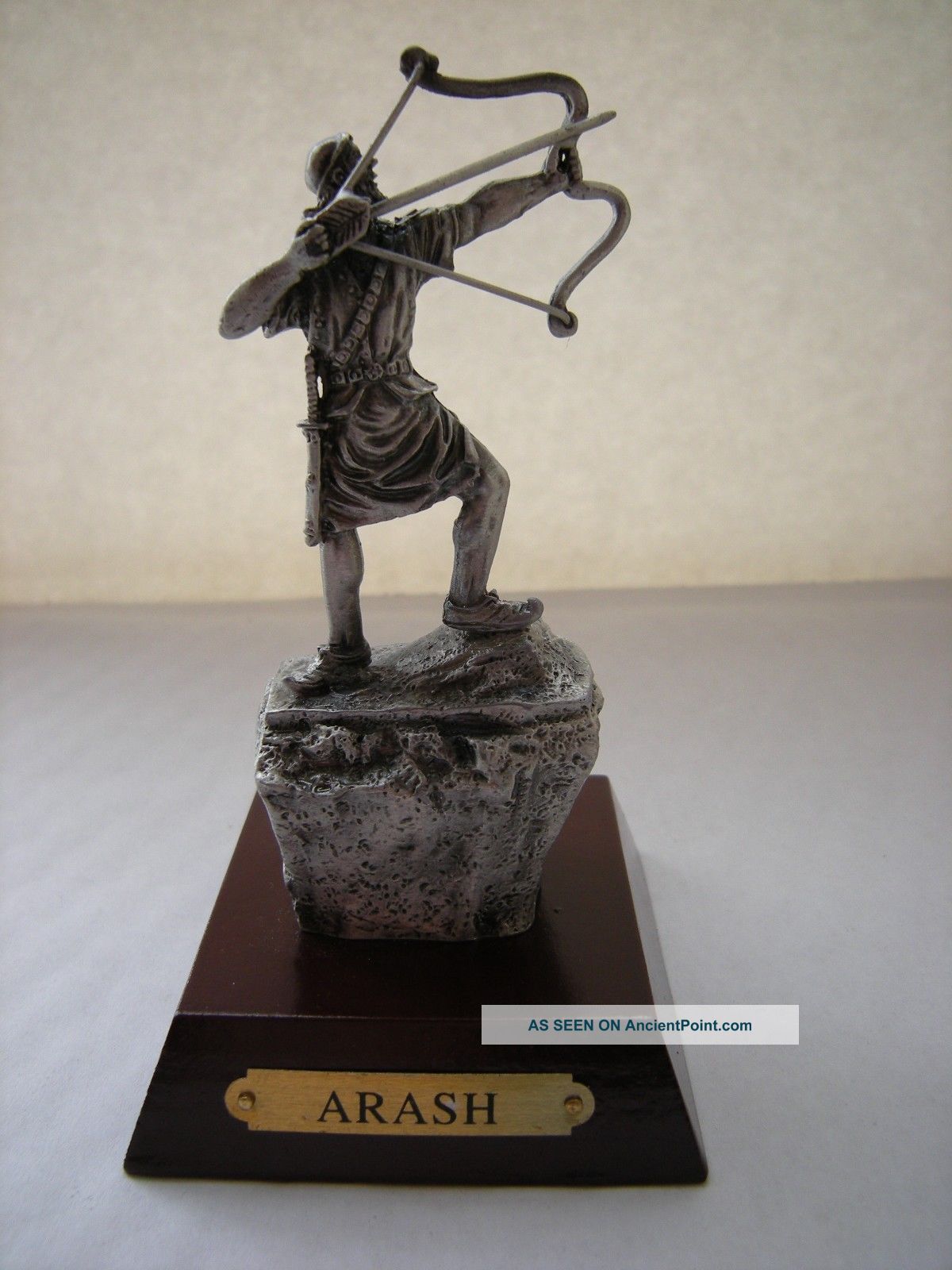 Persian Metal Sculpture Legend Myth Arash Kamangir Persia Hero Arash The Archer Reproductions photo