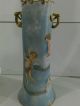Antique Limoges France Vase.  Cherubs Angels C 1900s Massive Stamped @@ Vases photo 1
