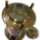 Poem Engraved Vintage Look Heavy Quality Brass Antique Compass Sand Timer St 07 Compasses photo 4