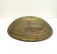 Early Turned Wood Dough Bowl Small Vtg Wooden No Burl Batter Painted Green Paint Primitives photo 1
