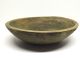 Early Turned Wood Dough Bowl Small Vtg Wooden No Burl Batter Painted Green Paint Primitives photo 3